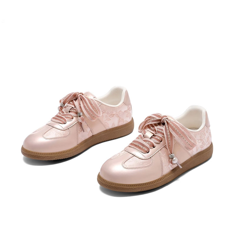 Spring Blossom Chinese Style Patchwork Sneakers