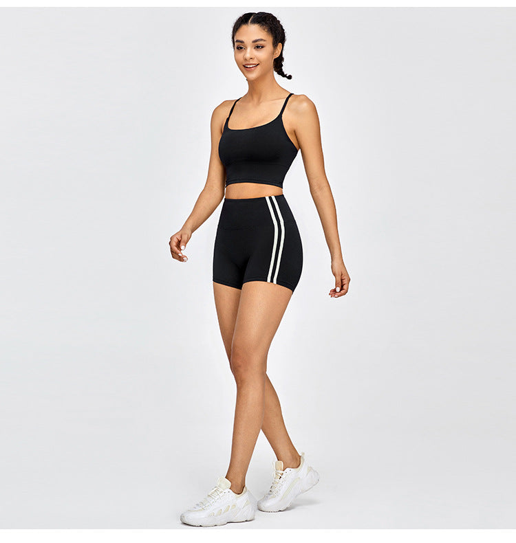 Women's breathable, quick-drying, shockproof running and fitness sports bras