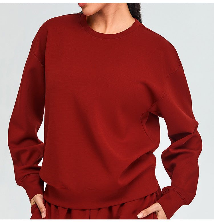 Women's Modal Cotton Long Sleeve Sports Sweatshirt