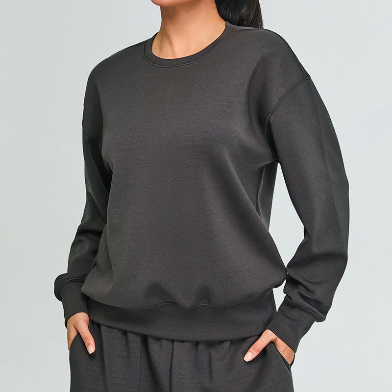 Women's Modal Cotton Long Sleeve Sports Sweatshirt