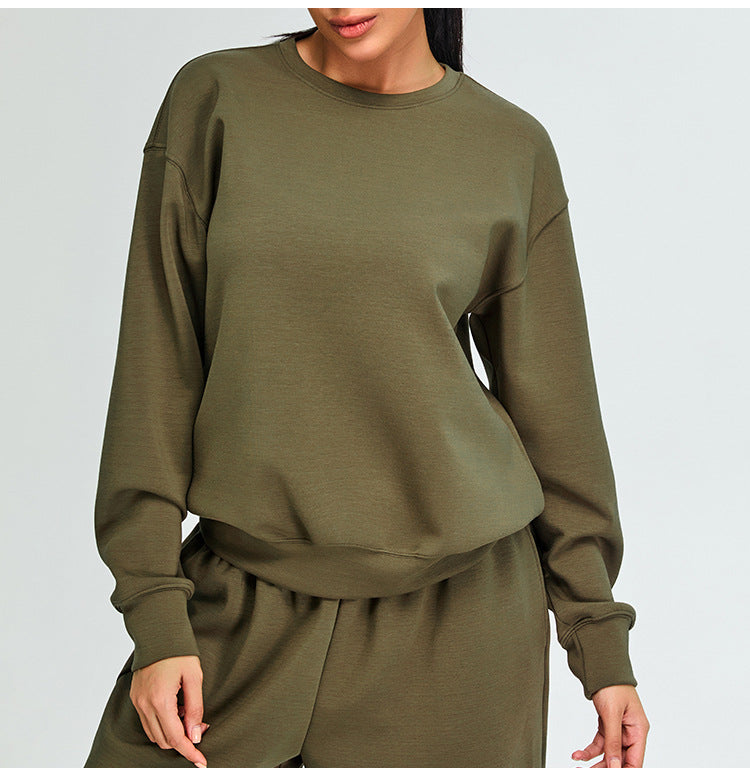 Women's Modal Cotton Long Sleeve Sports Sweatshirt