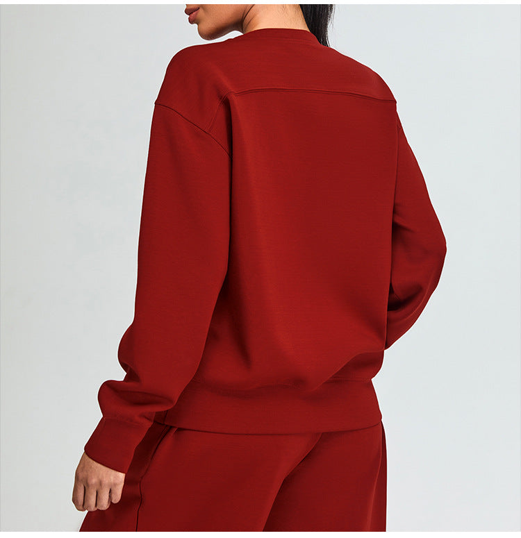 Women's Modal Cotton Long Sleeve Sports Sweatshirt