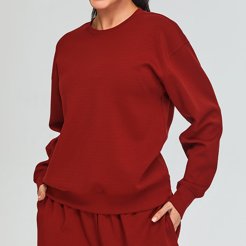 Women's Modal Cotton Long Sleeve Sports Sweatshirt
