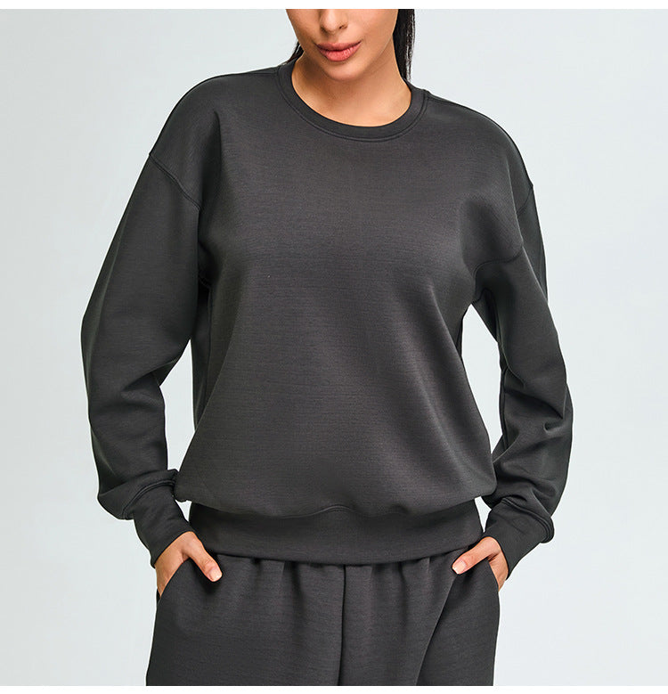Women's Modal Cotton Long Sleeve Sports Sweatshirt