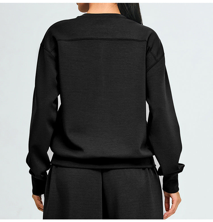 Women's Modal Cotton Long Sleeve Sports Sweatshirt