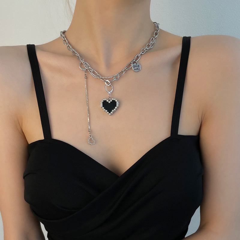 Black Love Necklace