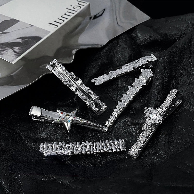 Colorful Zircon Star Hair Clip