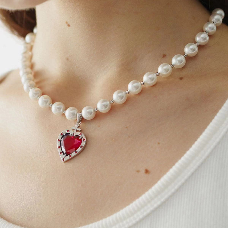 Pink Love Y2K Niche Necklace