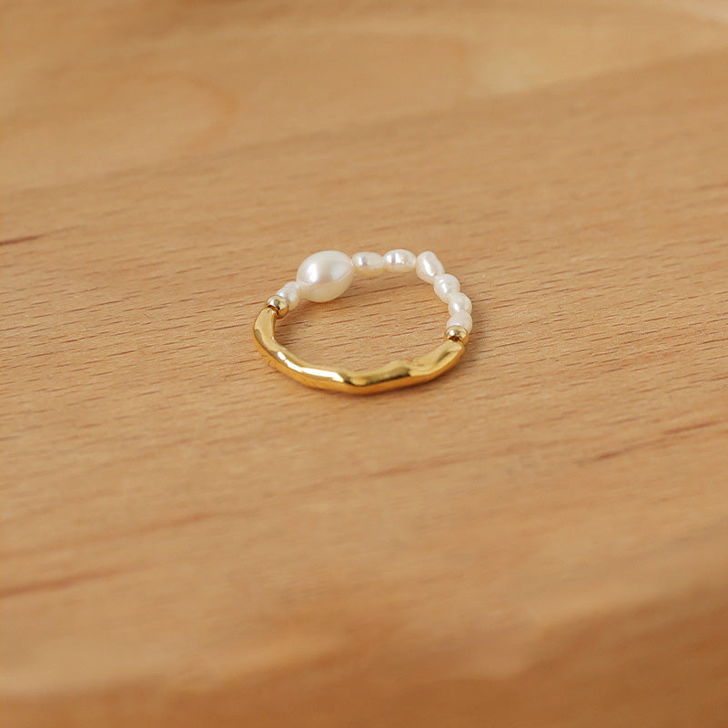 Pearl Open Ring