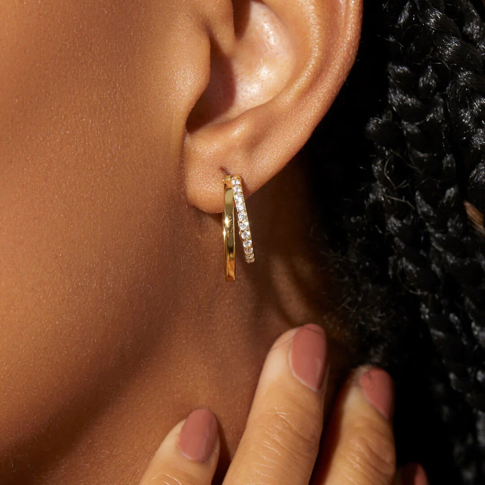 Two-tier Earrings