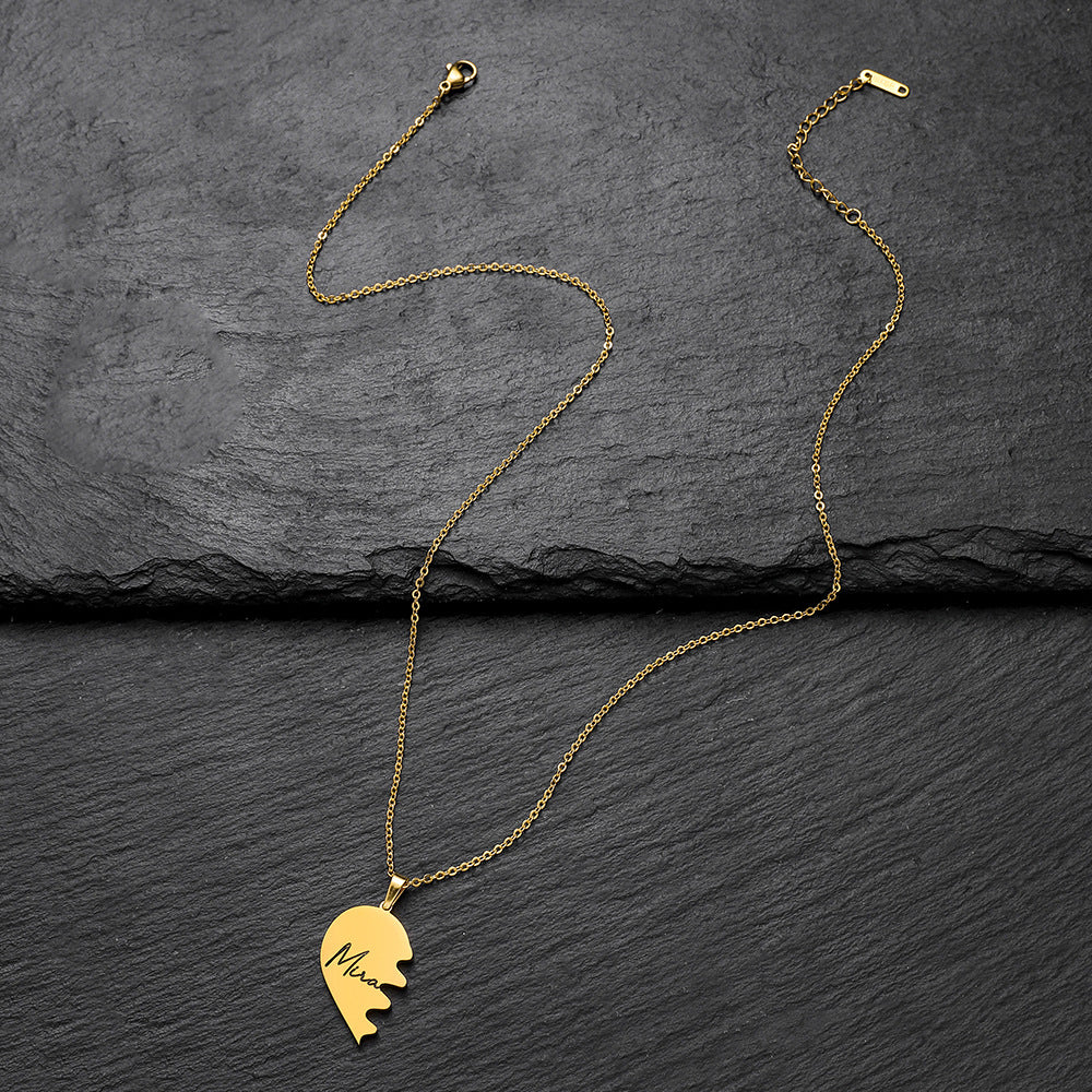 Custom Name Necklace-You and Me