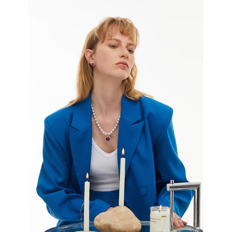 Pink Love Y2K Niche Necklace