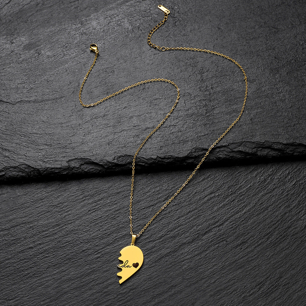 Custom Name Necklace-You and Me