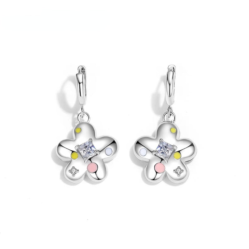 Niche Design Flower Hoops