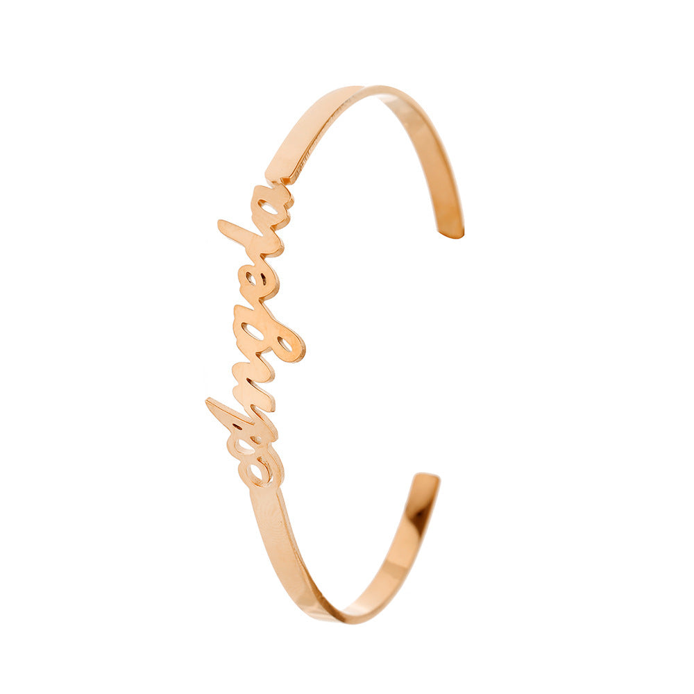 Custom Name Fashion Bracelets
