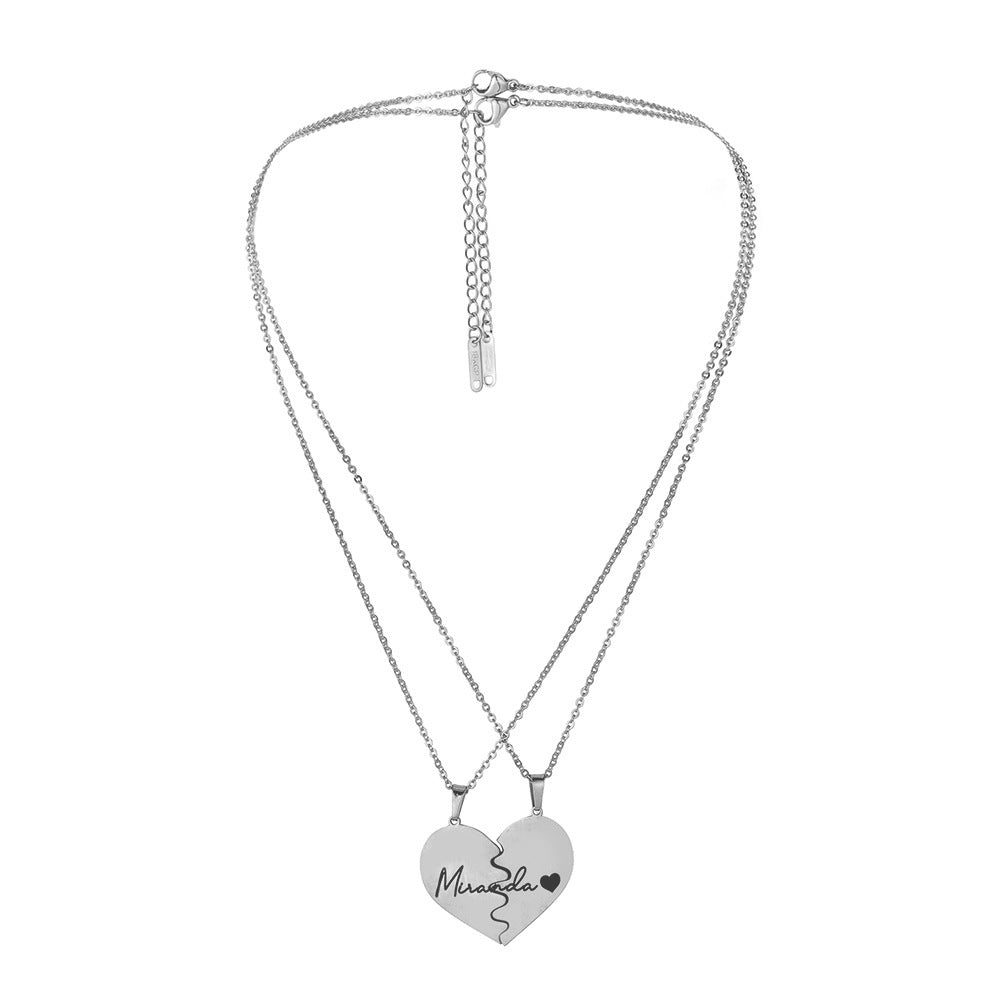 Custom Name Necklace-You and Me