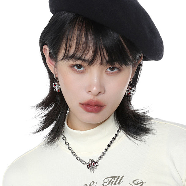 New Chinese Style Lava Design Necklace