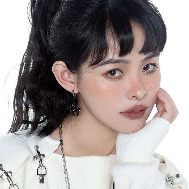 Niche Design Black Cat Hoops