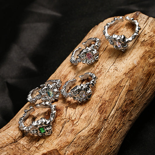 Lava Series Zircon Open Ring