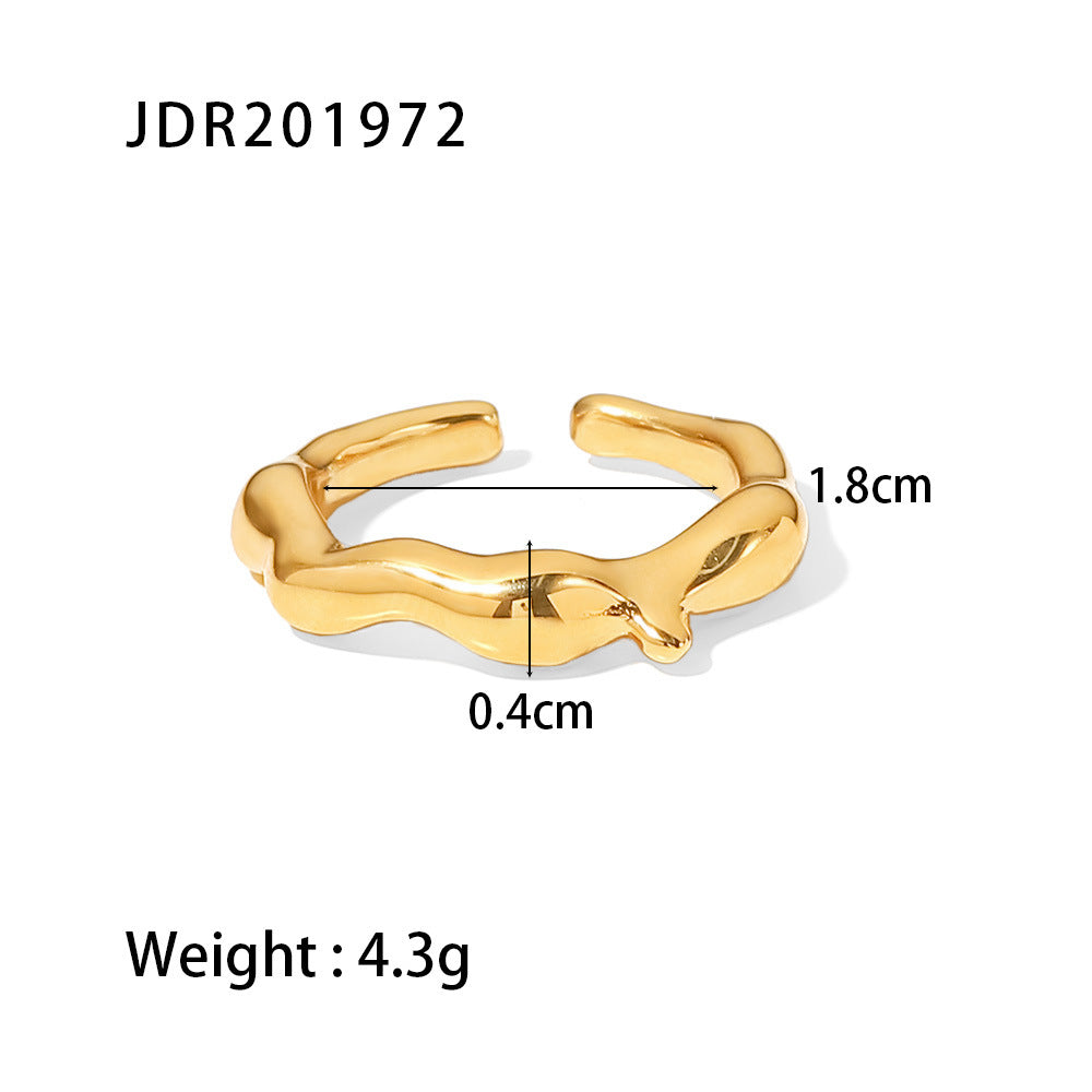Irregular Open Rings Collection