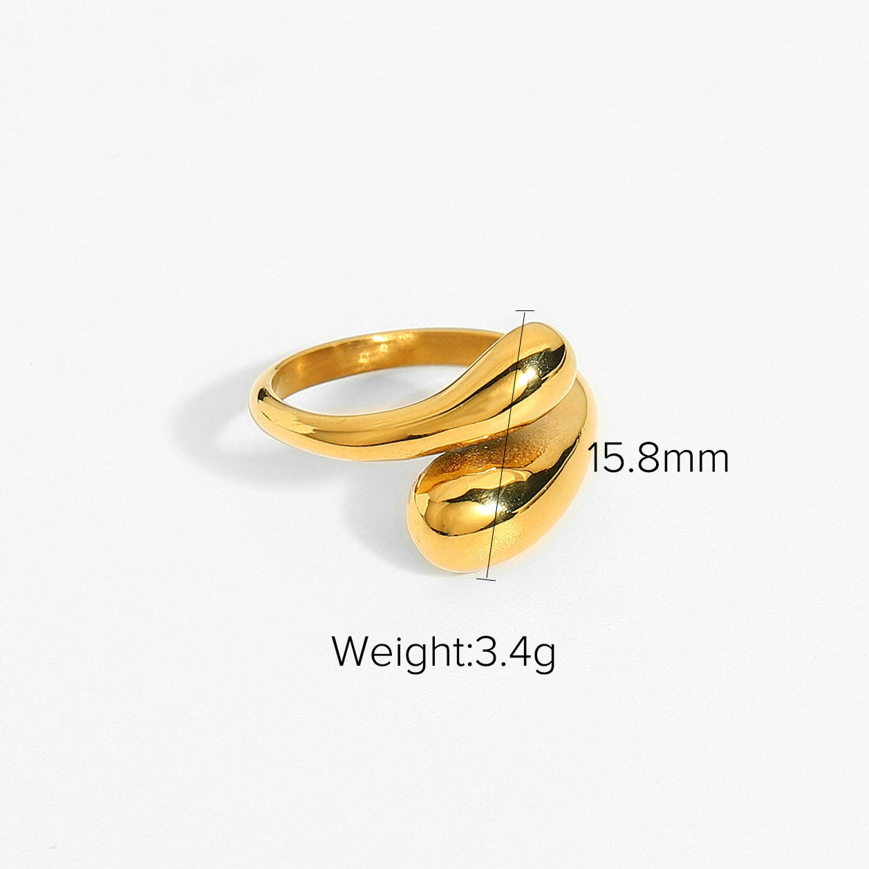 Irregular Open Rings Collection