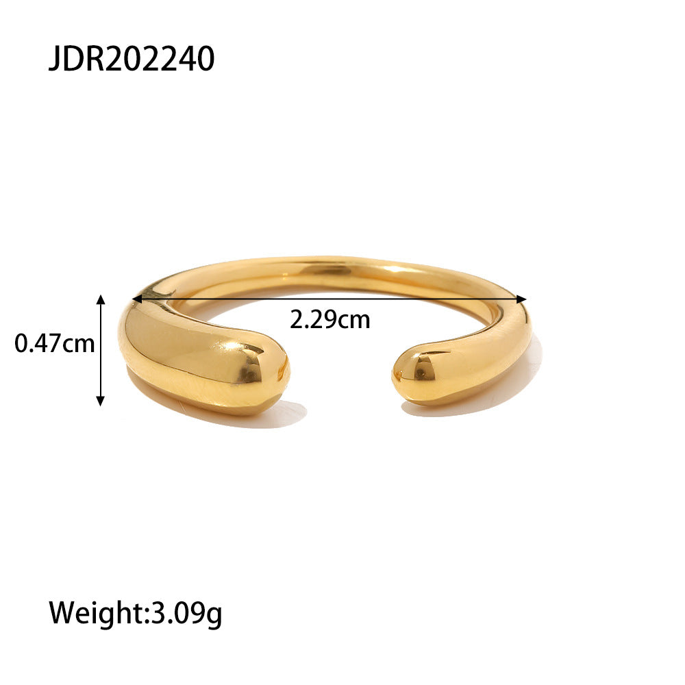 Irregular Open Rings Collection