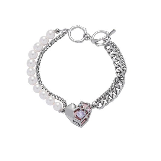 Love Pearl Double Layer Bracelet