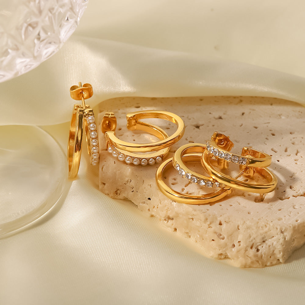 Two-tier Earrings