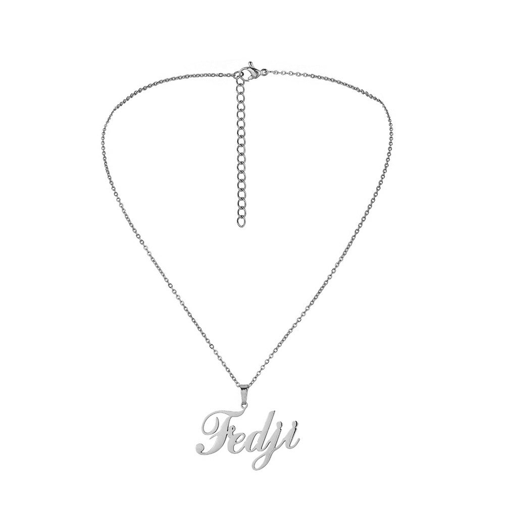 Custom Name Necklace-Irregular Letters