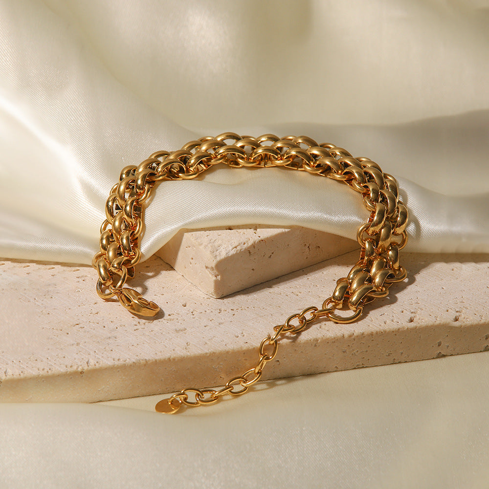 Geometrisches Kettenarmband