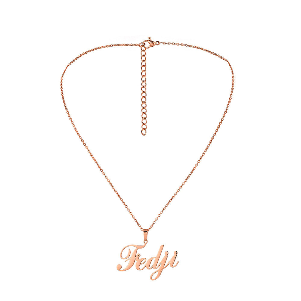Custom Name Necklace-Irregular Letters