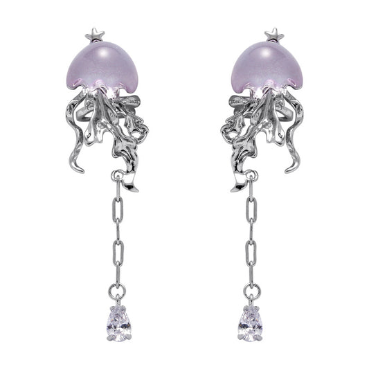 Niche Design Fluorescent Jellyfish Ear Cuff