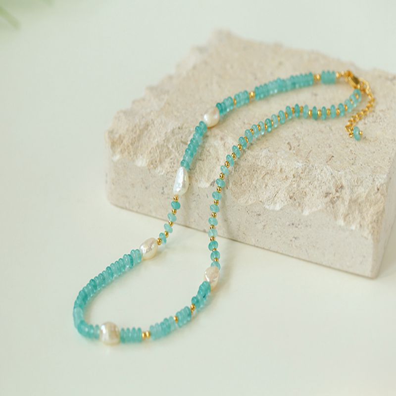 Multicolored Stacking Beaded Necklace