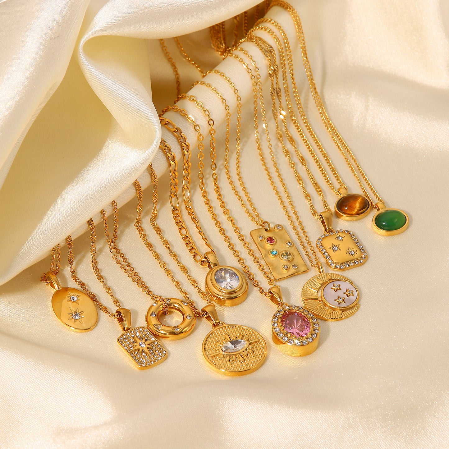 Nature Stone Necklace Collection