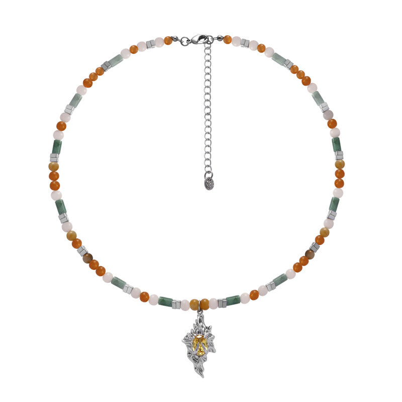 Niche Contrast Color Clavicle Chain