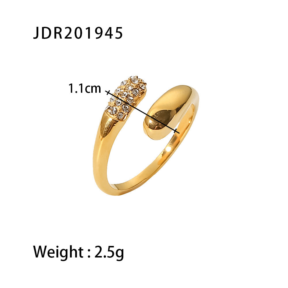Irregular Open Rings Collection