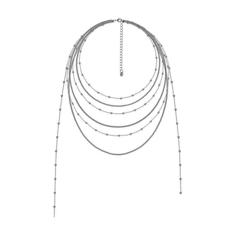 Niche Design Muti-layer Clavicle Chain