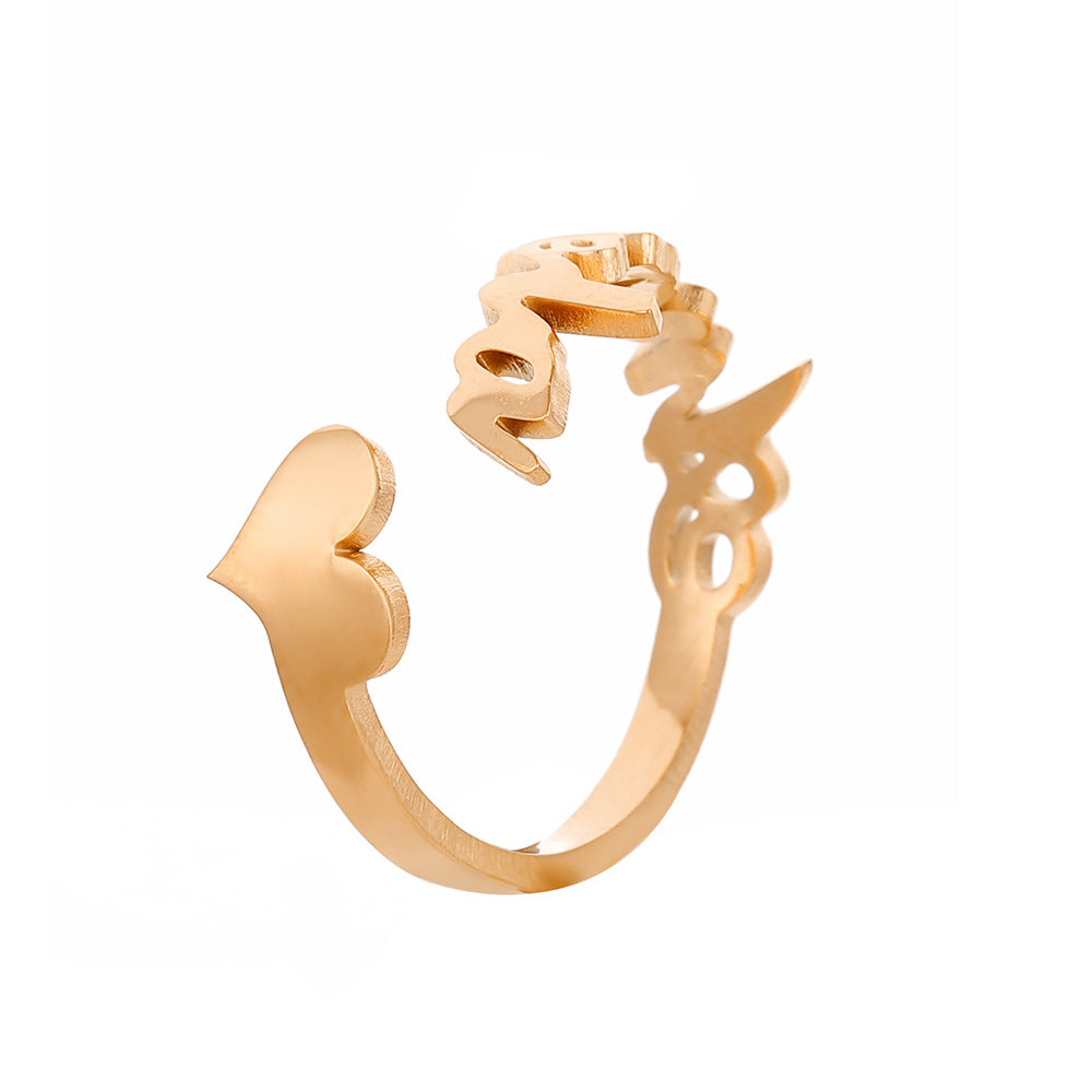 Custom Name Ring