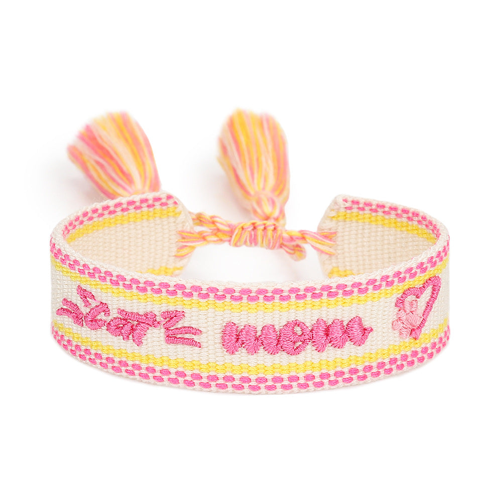 Handwoven Adjustable Bracelet--Pet Gift