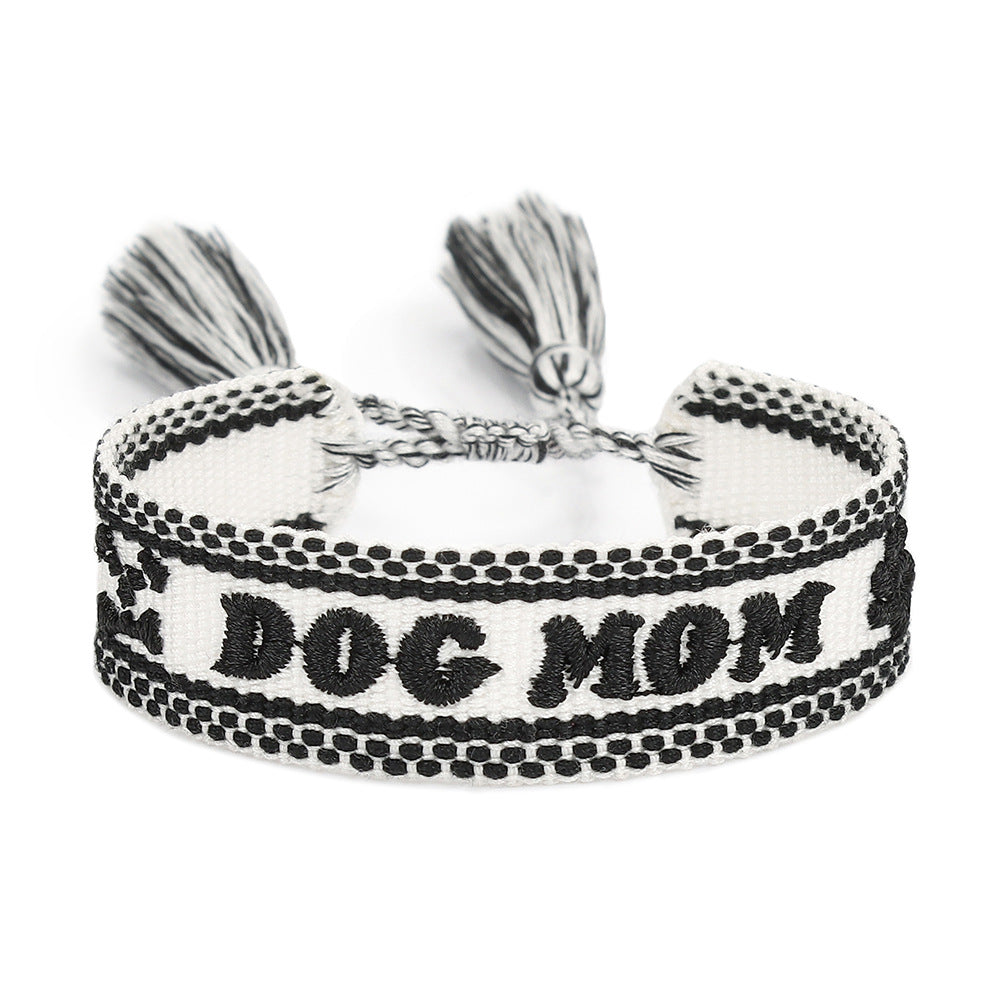 Handwoven Adjustable Bracelet--Pet Gift