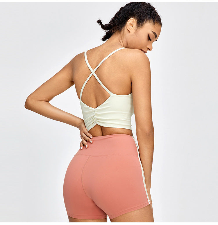 Women's breathable quick-drying shockproof running fitness sports shorts