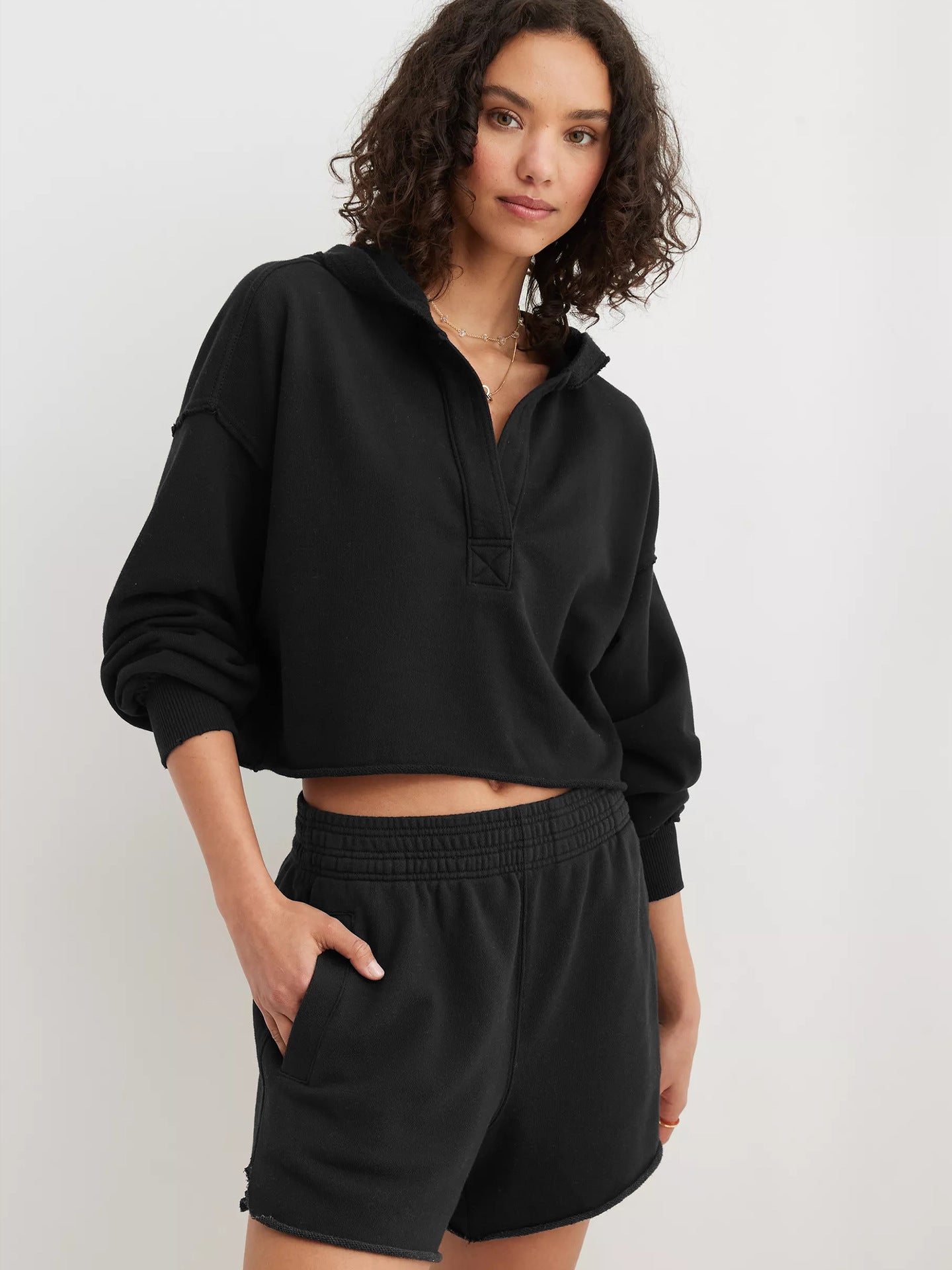 Women's Hooded Loose Pullover Sweatshirt