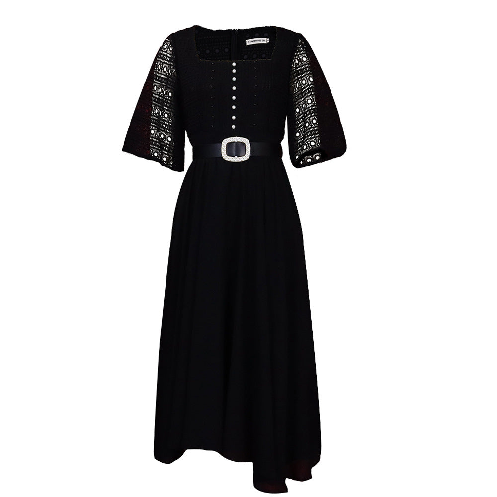 Women's Stylish Chiffon Beaded Dress
