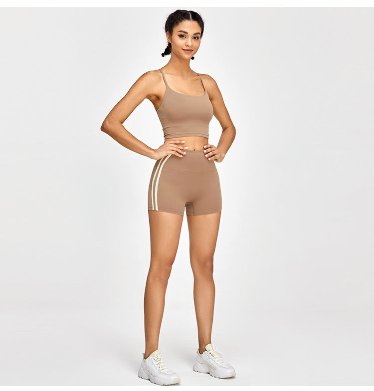 Women's breathable quick-drying shockproof running fitness sports shorts