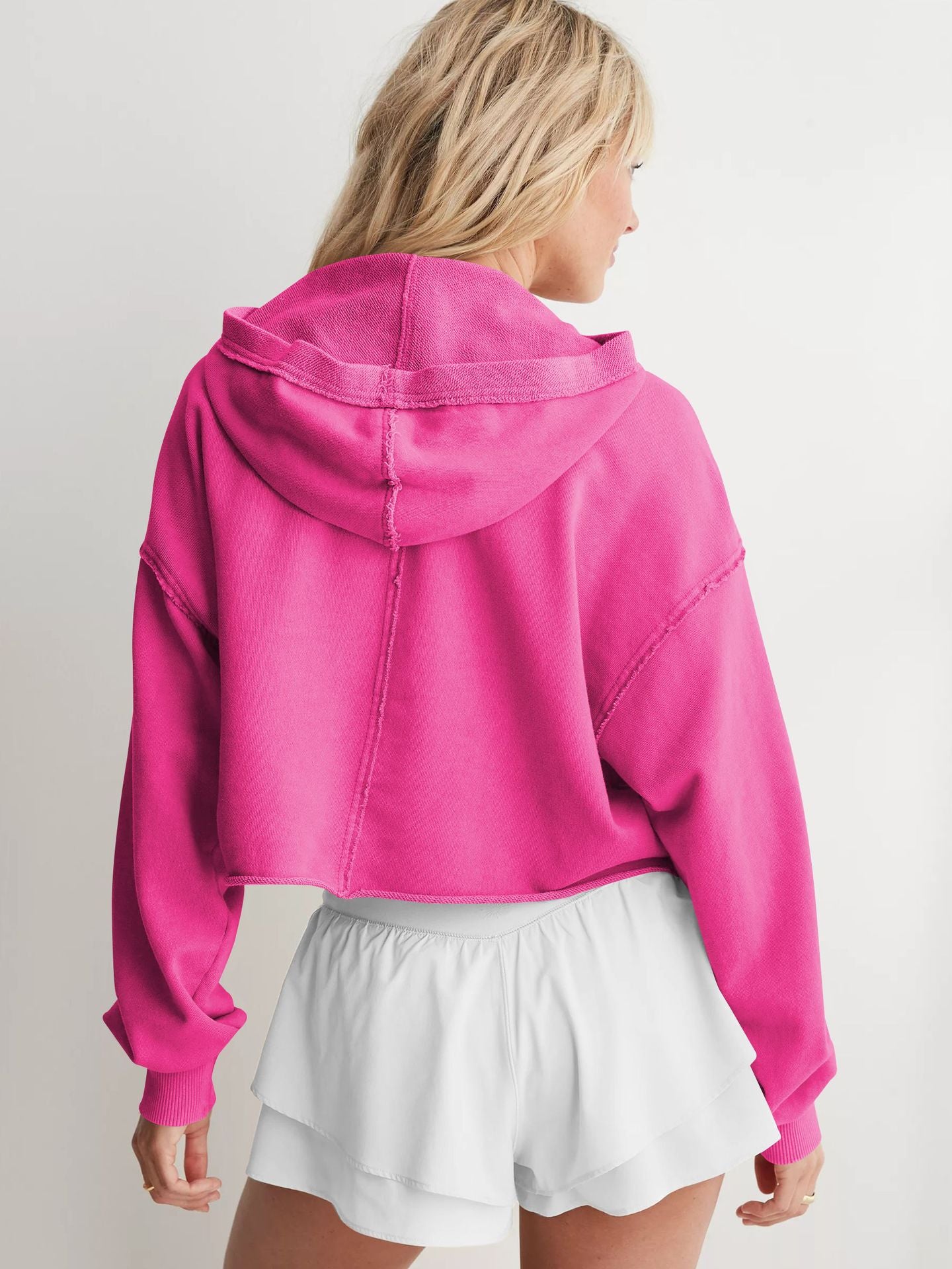 Women's Hooded Loose Pullover Sweatshirt