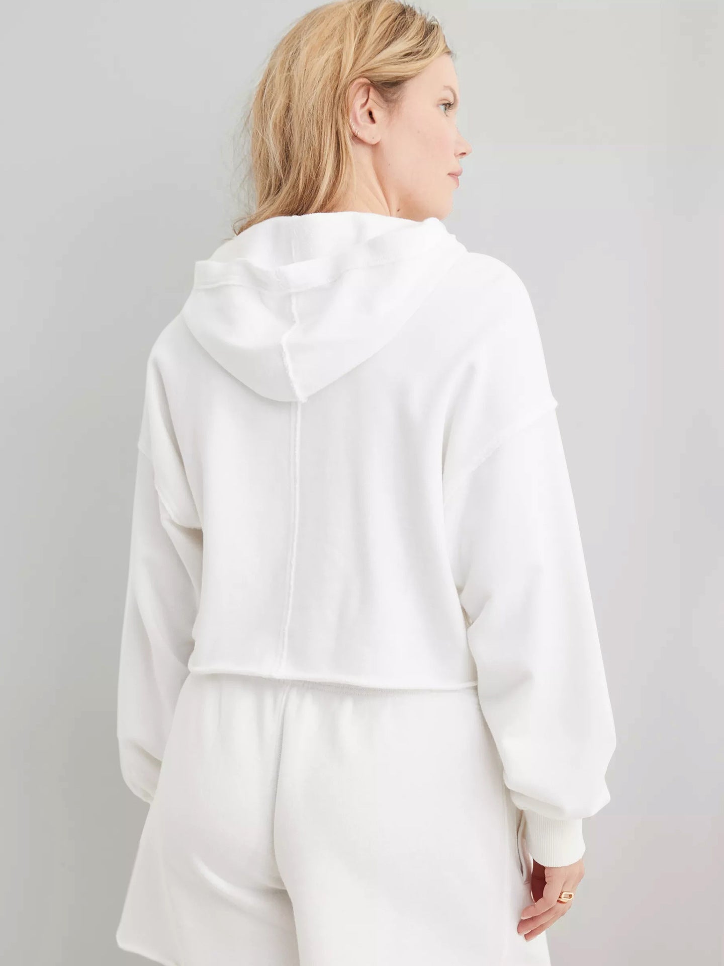 Women's Hooded Loose Pullover Sweatshirt