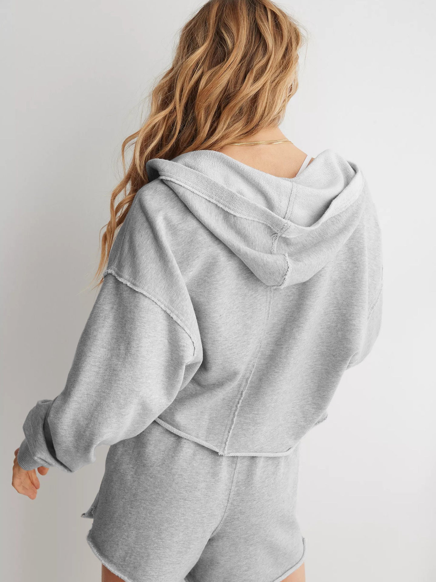 Women's Hooded Loose Pullover Sweatshirt