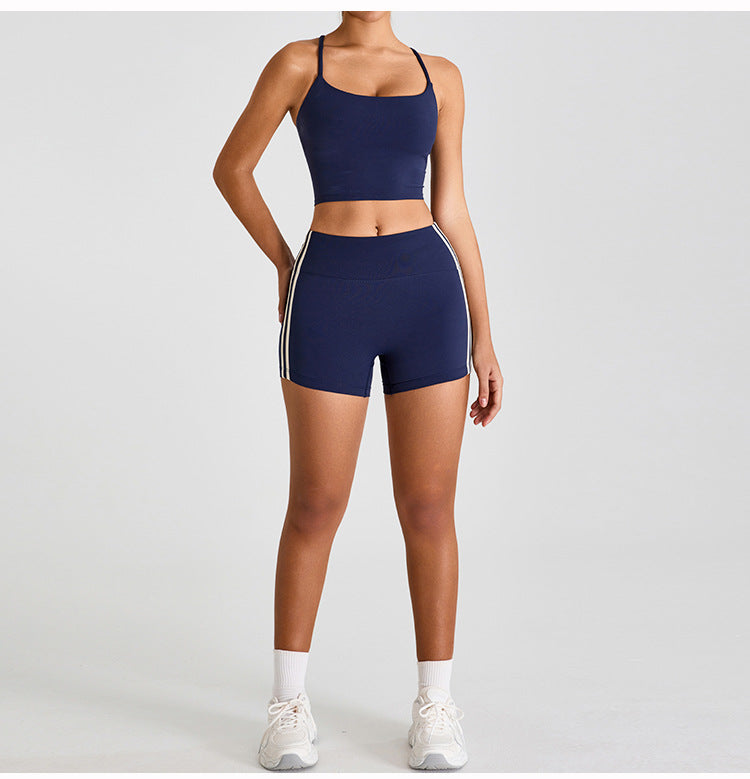 Women's breathable quick-drying shockproof running fitness sports shorts