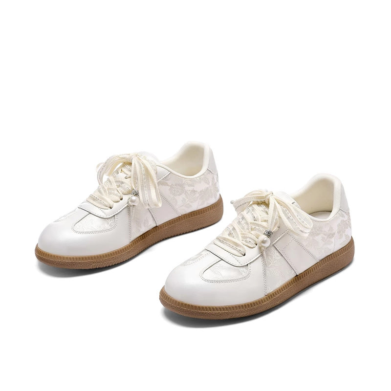 Spring Blossom Chinese Style Patchwork Sneakers