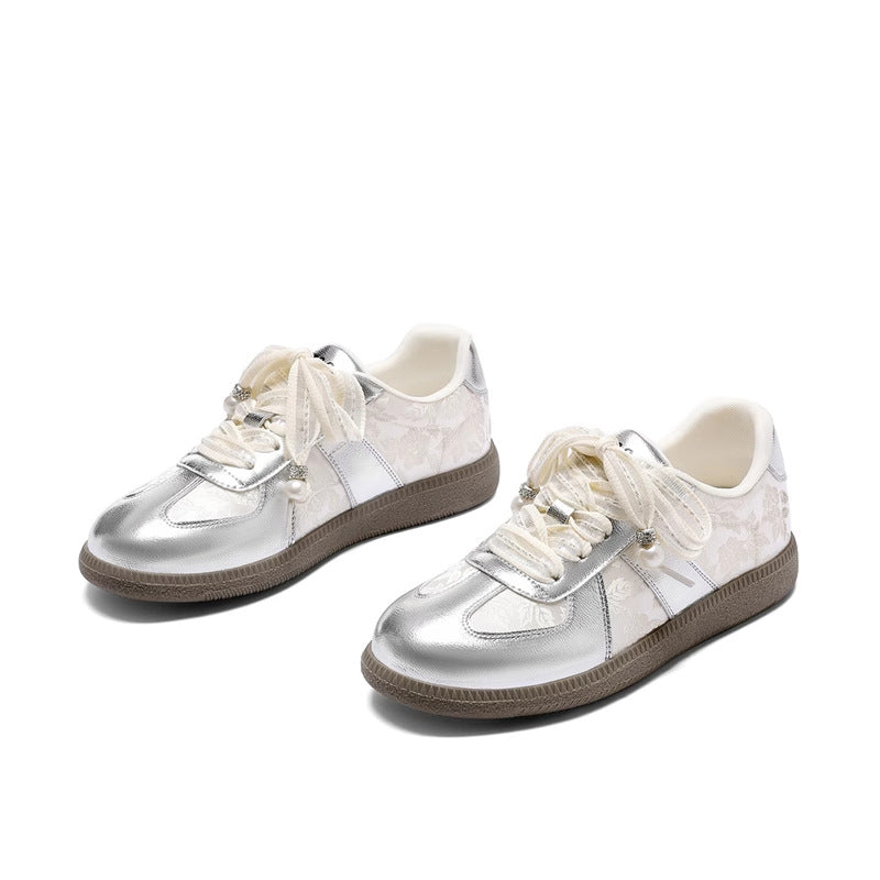 Spring Blossom Chinese Style Patchwork Sneakers